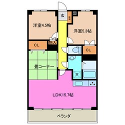 霞ケ浦駅 徒歩10分 6階の物件間取画像